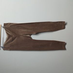 J jill NWOT taupe velour leggings size large petite